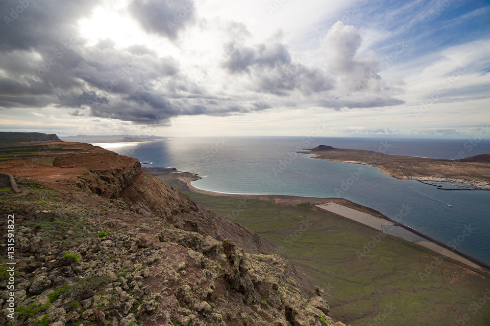 Isla Graciosa, in Lanzarote, Canary Islands, Spain.