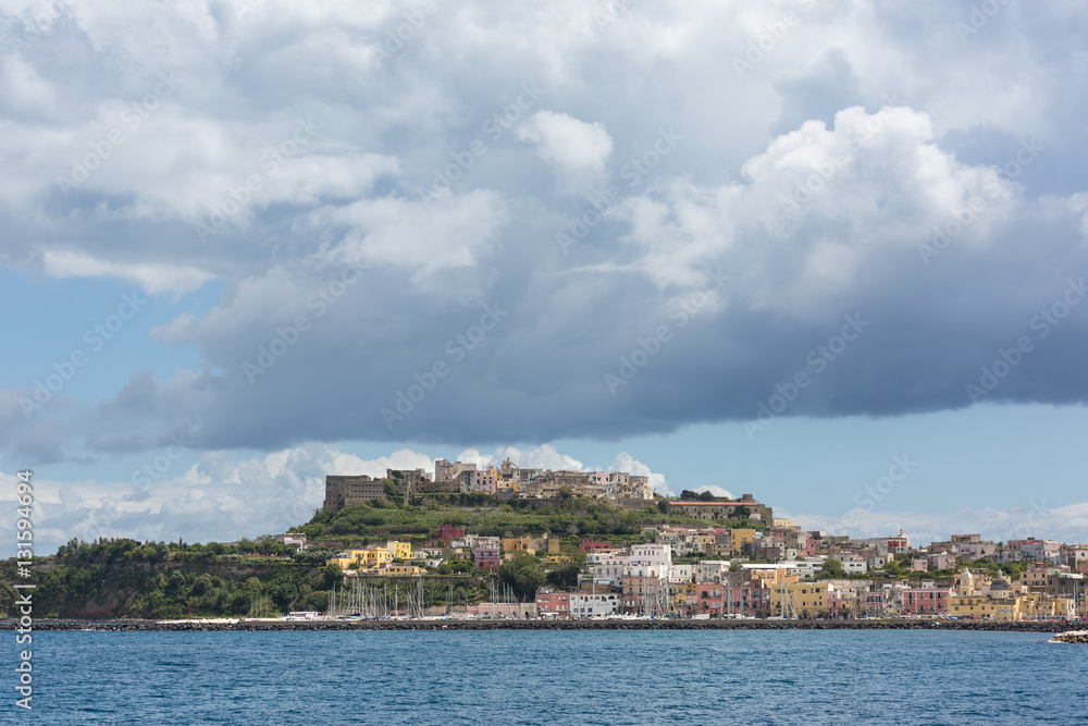 Fototapeta premium Island on Tyrrhenian Sea