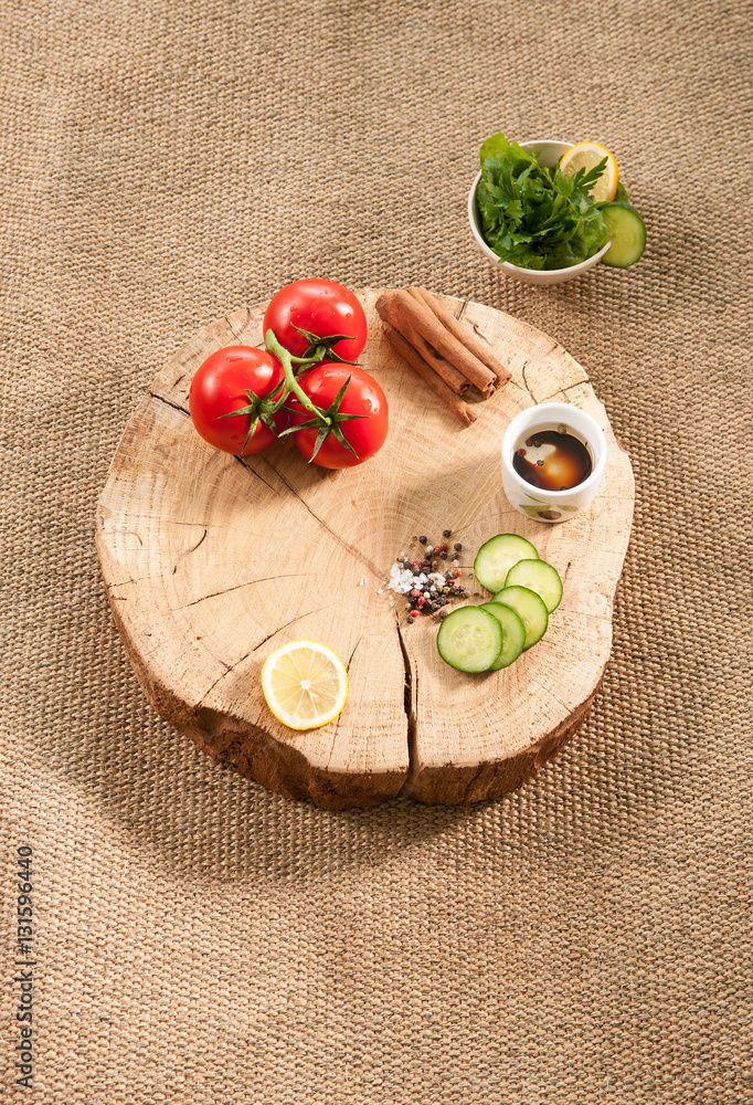 fresh vegetables on the wooden table fresh vegetables on the wooden table
