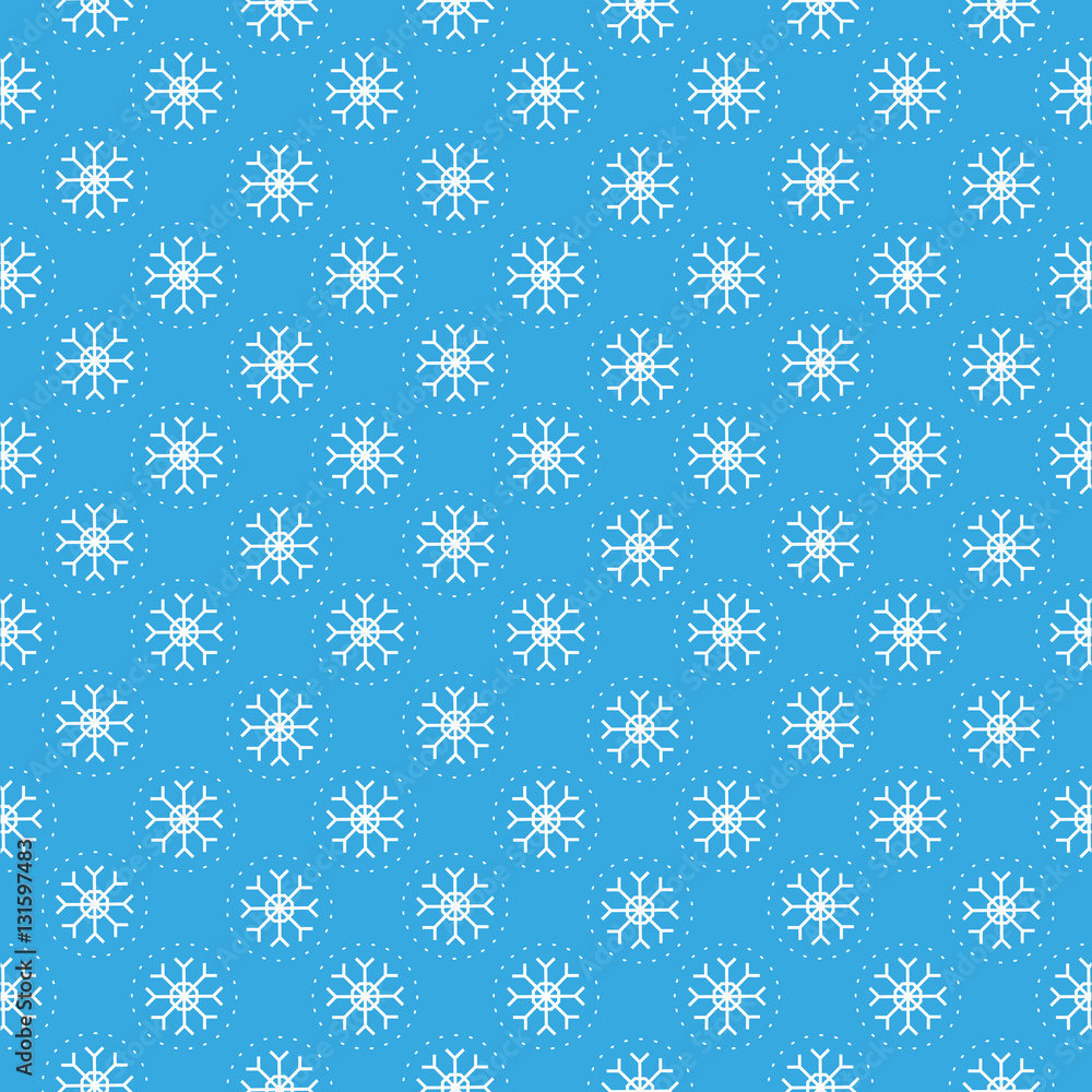 Christmas pattern with snowflakes vector Christmas pattern with snowflakes vector