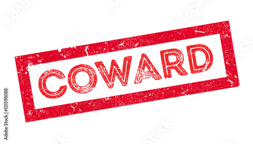 Coward rubber stamp
