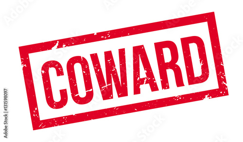 Coward rubber stamp