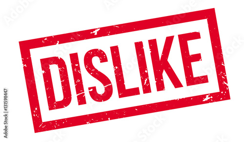 Dislike rubber stamp
