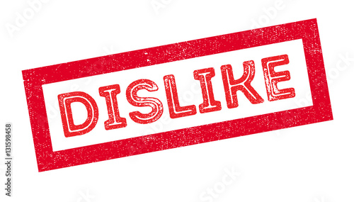 Dislike rubber stamp