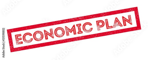 Economic Plan rubber stamp