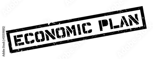 Economic Plan rubber stamp