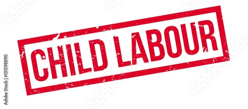 Child Labour rubber stamp