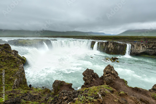 Beautifull Godafoss waterfall in Iceland