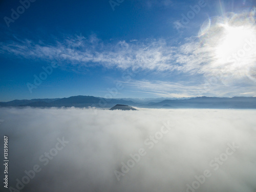 sky over the clouds 01