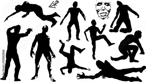 10 Zombie Stamps