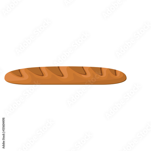 Baguette icon. Bakery food shop traditional and product theme. Isolated design. Vector illustration