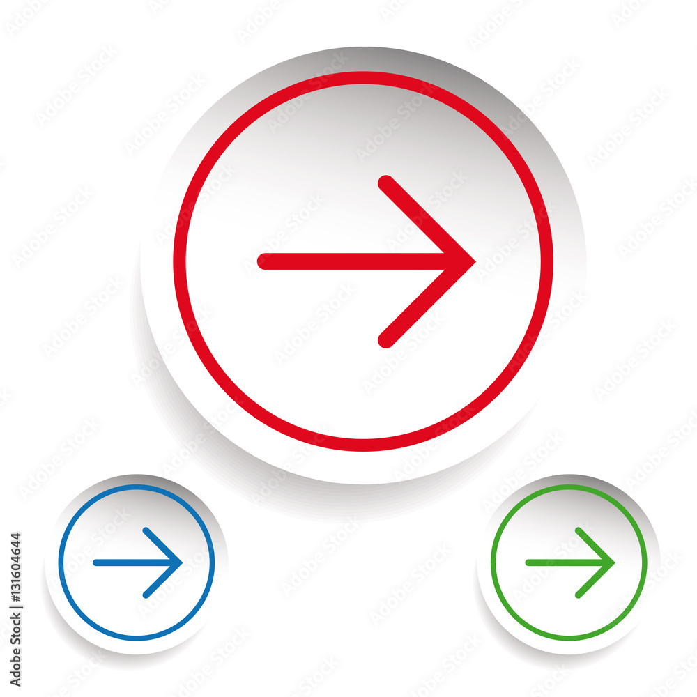 Arrow icon set vector Arrow icon set vector