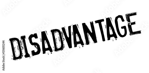 Disadvantage rubber stamp. Grunge design with dust scratches. Effects can be easily removed for a clean, crisp look. Color is easily changed.