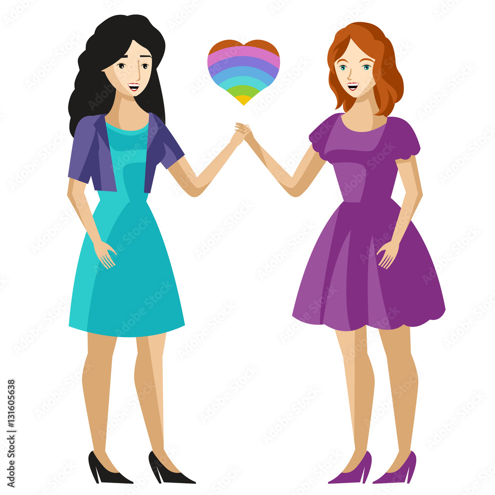 two girlfriends in love two girlfriends in love