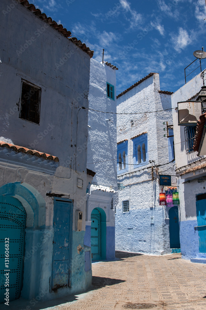 Fototapeta premium Chefchaouen city buildings