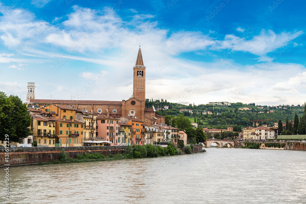 Adige River in Verona
