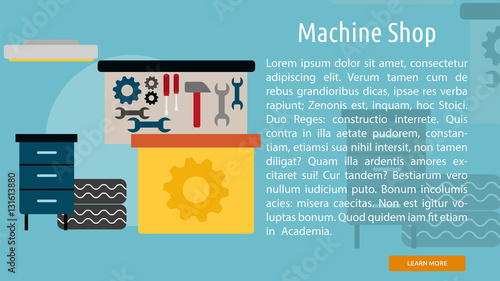 Machine Shop Conceptual Banner