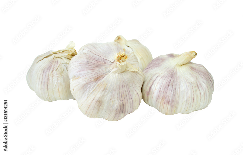 Obraz premium Garlic isolate on white background