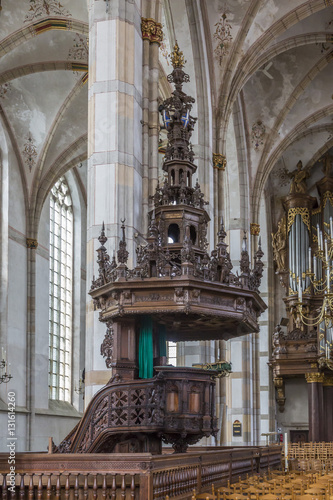 Pulpit Grote or St Michaels Church Zwolle