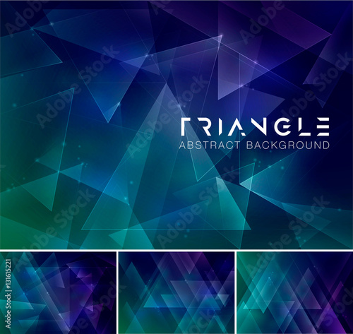 Triangle abstract background