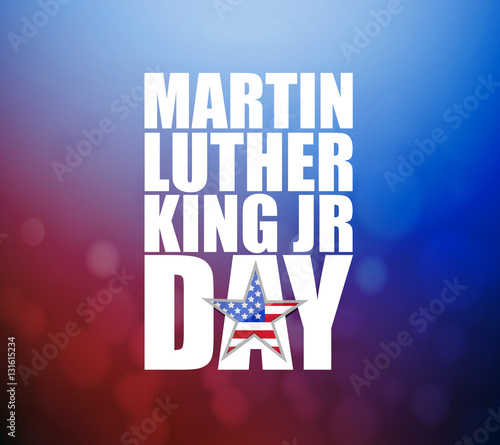 Принти на полотні Martin Luther King JR day sign