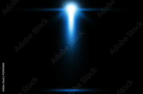 Blue spotlight abstract background.