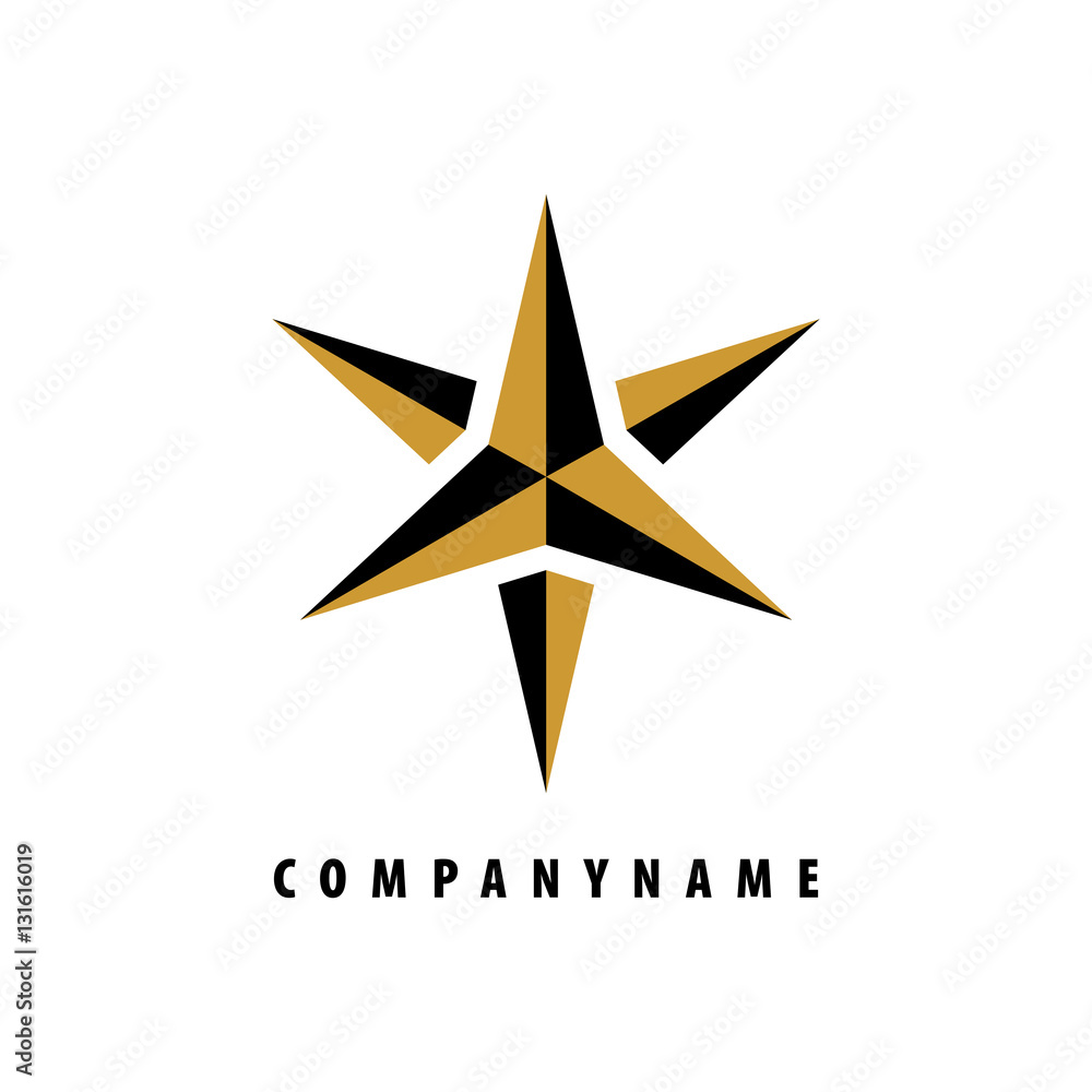 Obraz premium Star Unique Template Logo