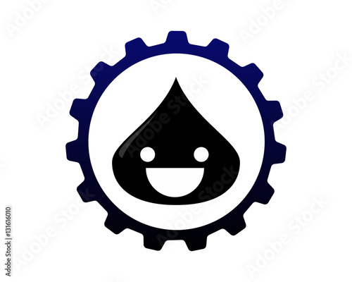 oil gear droplets