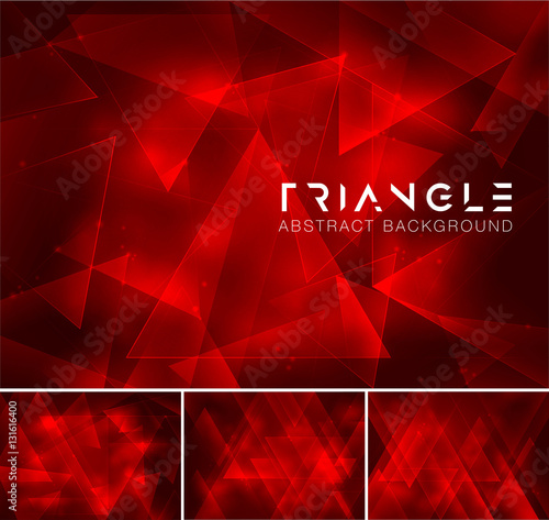 Triangle abstract background