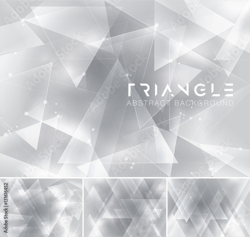 Triangle abstract background