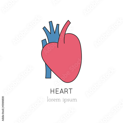 Heart line icon