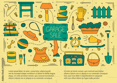 Garage sale elements
