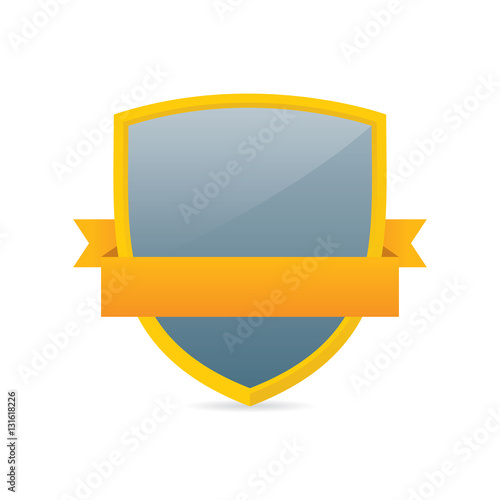 Glossy Shield Vector