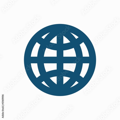 Globe vector design  globe logo design