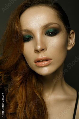 the girl with red hair