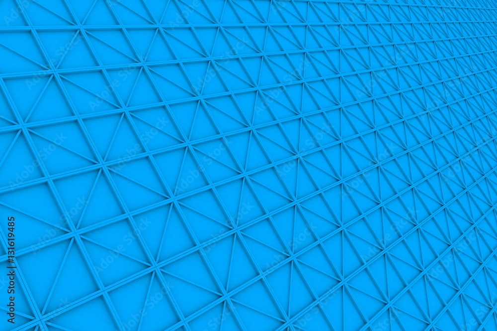 Wall of rectangle tiles with diagonal elements