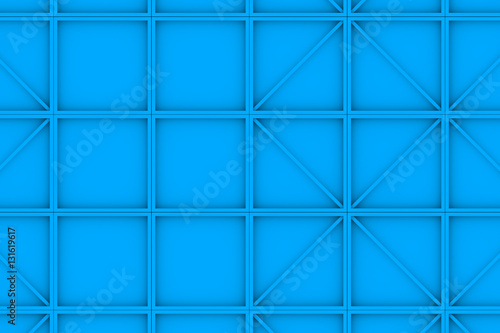 Wall of rectangle tiles with diagonal elements