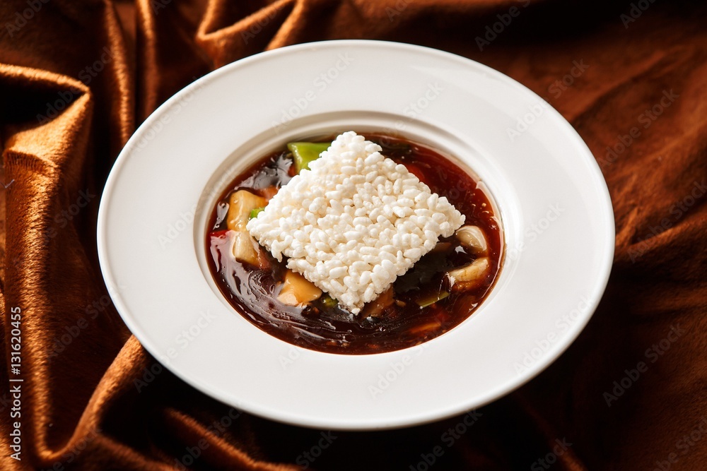 haemul nurungji tang, Scorched Rice Soup with Seafood, 해물누룽지탕 haemul nurungji tang, Scorched Rice Soup with Seafood, 해물누룽지탕