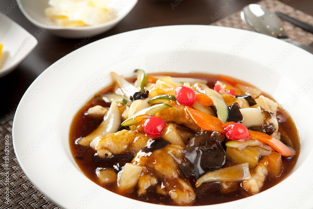 tangsuyuk,  Sweet and Sour Pork