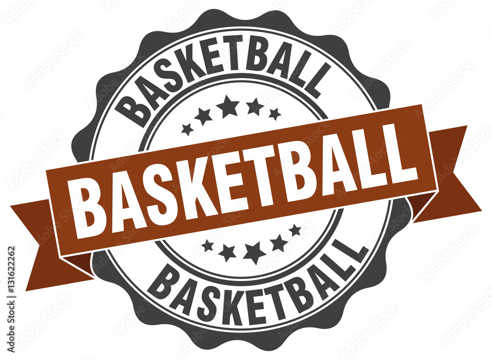 Fototapeta premium basketball stamp. sign. seal