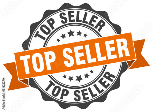 top seller stamp. sign. seal