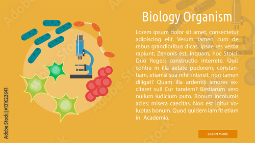 Biology Organism Conceptual Banner
