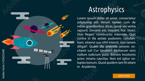 Astrophysics Conceptual Banner