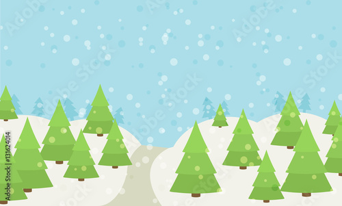 Christmas greeting card. Vector illustration