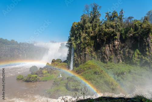 Argentinian Side of Iguazu Falls in Misiones Province, Argentina