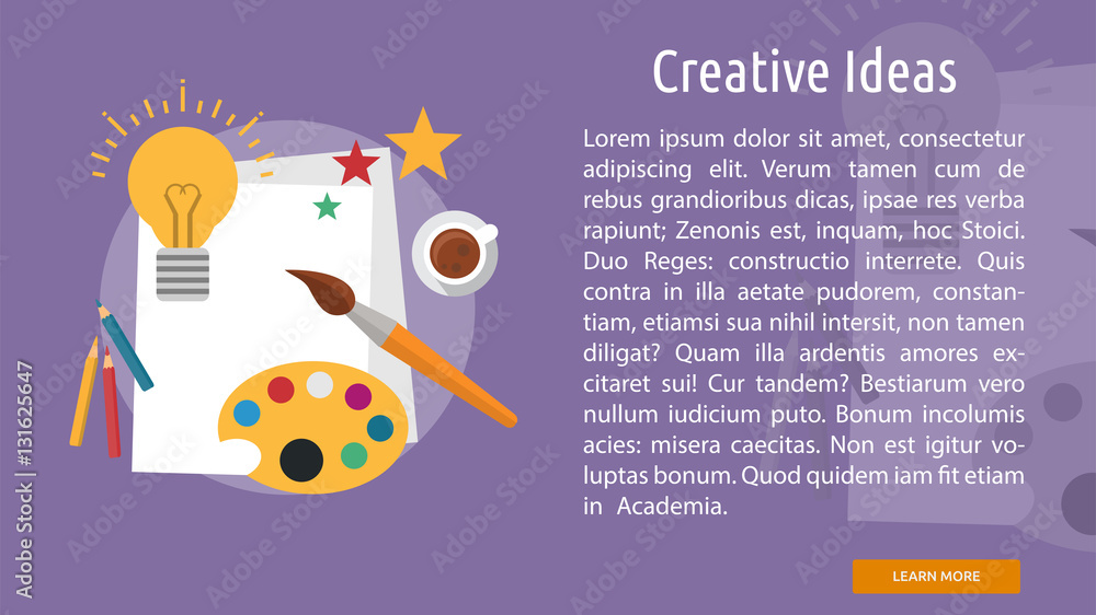 Creative Ideas Conceptual Banner Creative Ideas Conceptual Banner