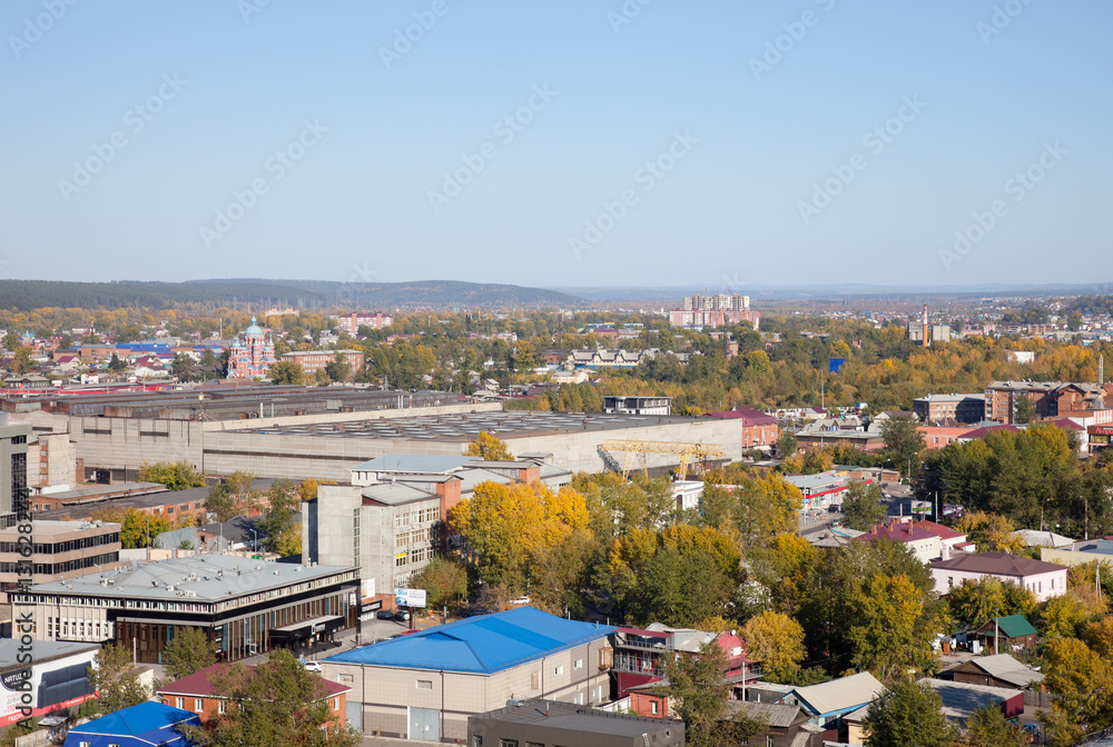 Panorama of the Irkutsk, Russia.