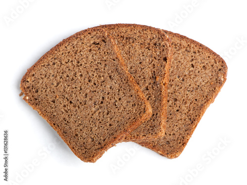 Sliced bread isolated