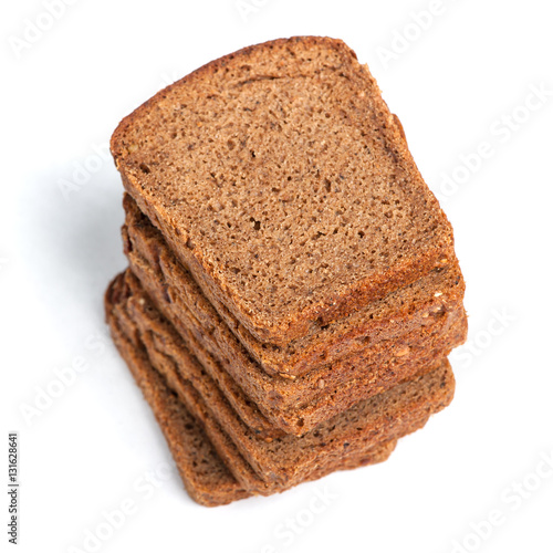 Sliced bread isolated