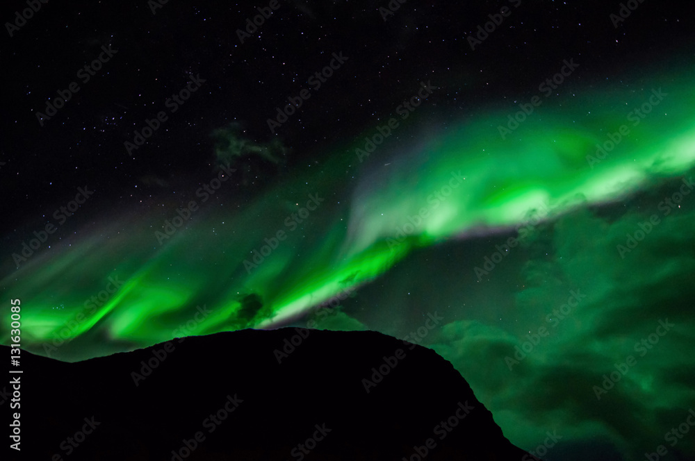 Northen lights (Aurora Borealis) in Iceland